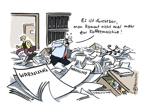 Cartoon: Warnungsflut (medium) by Pfohlmann tagged hochwasser,flut,katastrophe,warnung,klima,klimaschutz,klimawandel,klimakrise,klimakatastrophe,katastrophenschutz,naturkatastrophe,bürokratie,kommune,starkregen,unwetter,hochwasserschutz,hochwasser,flut,katastrophe,warnung,klima,klimaschutz,klimawandel,klimakrise,klimakatastrophe,katastrophenschutz,naturkatastrophe,bürokratie,kommune,starkregen,unwetter,hochwasserschutz