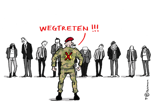 Wegtreten!