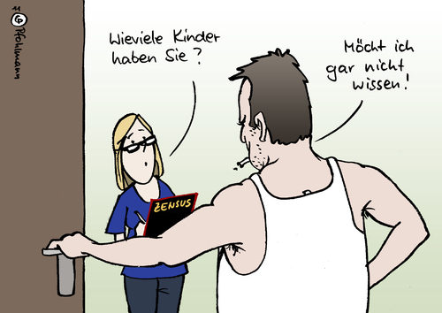 Cartoon: Zensus (medium) by Pfohlmann tagged volkszählung,zensus,kinder,familie,befragung,interview,daten,datenschutz,bürger,bevölkerung,volkszählung,zensus,kinder,familie,befragung,interview,daten,datenschutz,bürger,bevölkerung,volk