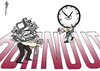 Cartoon: Burnout (small) by Pfohlmann tagged karikatur,color,farbe,2012,deutschland,krankenstand,krankmeldung,arbeitsunfähig,krankschreibung,arbeitsunfähigkeit,statistik,psyche,psychische,krankheiten,erschöpfung,burnout,depression,arbeit,arbeitsplatz,arbeitswelt,überlastung,ausgebrannt,überforderung