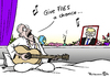 Cartoon: Chance für Trump (small) by Pfohlmann tagged karikatur,cartoon,2016,color,farbe,usa,trump,präsident,obama,abschied,give,peace,fies,chance,republikaner,gitarre,john,lennon,sänger,lied