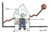Cartoon: FrostFrust (small) by Pfohlmann tagged karikatur,color,farbe,2012,deutschland,arbeitslosigkeit,statistik,arbeitslos,arbeitsagentur,zahlen,arbeitslosenquote,frost,frust,winter,kälte,nürnberg,arbeitsmarkt