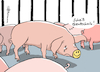 Cartoon: Gen-Smiley (small) by Pfohlmann tagged landwirtschaft,tierwohl,tierwohllabel,etikett,smiley,schwein,ferkel,fleisch,tierhaltung,massentierhaltung,tierquälerei,nutztiere,agrarindustrie,lächeln,etikettenschwindel,gentechnik,mimik,fleischindustrie