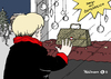 Cartoon: GroKo-Tasche (small) by Pfohlmann tagged karikatur,cartoon,color,farbe,2013,deutschland,österreich,große,koalition,groko,wort,des,jahres,merkel,bundeskanzlerin,schaufenster,krokotasche,krokodil,krokoleder,schwarz,rot,union,csu,cdu,spd,wunsch,weihnachten