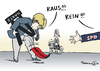 Cartoon: Hartz IV Verhandlungen (small) by Pfohlmann tagged hartz,iv,verhandlung,verhandlungen,cdu,merkel,bundeskanzlerin,spd,vermittlungsausschuss,mindestlohn,alg,ii