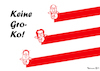 Cartoon: Juso GroKo (small) by Pfohlmann tagged karikatur,cartoon,color,farbe,2017,deutschland,bundestagswahl,jusos,spd,jamaika,scheitern,gescheitert,sondierungen,schulz,opposition,beschluss,vorstand,parteivorstand,nahles,gabriel,groko,große,koalition,ablehnung