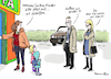 Cartoon: Kinder mitnehmen (small) by Pfohlmann tagged 2020,deutschland,welt,global,coronavirus,corona,virus,kita,kindergarten,betreuung,eltern,schließung