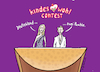 Cartoon: Kindeswohl-Contest (small) by Pfohlmann tagged esc,songcontest,schlager,lieder,musik,wettbewerb,kindeswohl,ranking,tabellenplatz,deutschland,germany,wien