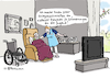 Cartoon: Kriegserinnerungen (small) by Pfohlmann tagged krieg,ukraine,russland,weltkrieg,senioren,altenheim,pflegeheim,pflege,jugend,kindheit,geschichte,trauma