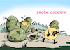 Cartoon: Militäreier (small) by Pfohlmann tagged militär,kriege,soldaten,ostern,ostereier,küken,flecktarn,russland,ukraine,nahost,iran,israel,golfregion,rekruten