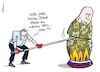 Cartoon: Putin Schale Kern (small) by Pfohlmann tagged spd,krieg,frieden,manifest,diplomatie,aufrüstung,militarisierung,verhandlungen,kontakt,beziehung,russland,putin,ukraine,matroschka,matrjoschka,matrioschka,puppe,schale,kern,hart,weich,menschlichkeit,stegner,rotschwarz,bundesregierung,koalition
