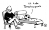 Cartoon: Torschuss (small) by Pfohlmann tagged fußball,ball,torschuss,panik,psychiater,freud,psychologie,therapie,psychotherapie,couch