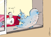 Cartoon: Vogel frei (small) by Pfohlmann tagged twitter,musk,vogel,frei,plattform,social,media,socialmedia,twittertakeover,übernahme,personal,mitarbeiter,entlassung