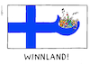 Cartoon: Winnland (small) by Pfohlmann tagged finnland,winnland,gewinner,sieger,glück,bürger,bevölkerung,zufriedenheit,rangliste,flagge,fahne,skandinavien,bildung,wohlstand,vergleich,länder,staaten