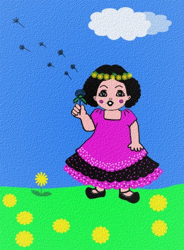 Cartoon: Dandelion (medium) by NITA tagged illustration