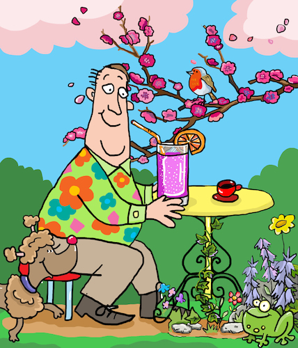 Cartoon: Ferien Cocktail (medium) by sabine voigt tagged ferien,cocktail,reisen,urlaub,tourismus,pause,sommer,freizeit,entspannen,süden,erholung