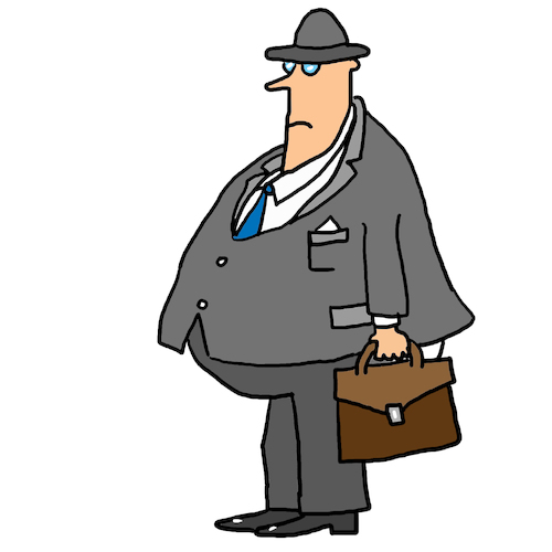 Cartoon: Manager Geschäftsmann (medium) by sabine voigt tagged manager,geschäftsmann,anzug,boss,chef,firma,gewinn,aktien,banken,beruf,arbeit,versicherung