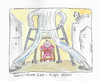 Cartoon: high noon (small) by sabine voigt tagged generationen,generation,gap,alt,jung,technologie,renten,rentenvertrag,erbe,klimawandel,umweltzerstörung,high,noon,senioren,enkel,steuern,boomer,duell