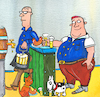 Cartoon: Kölsch Kneipe (small) by sabine voigt tagged kölsch,kneipe,köbes,trinken,alkohol,brauhaus,bier,wirtschaft,service