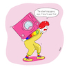 Cartoon: pinkwashing (small) by sabine voigt tagged pinkwashing,queer,christopher,street,day,gay,mac,donalds,konzerne