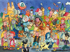 Cartoon: Wimmelbild Karneval (small) by sabine voigt tagged wimmelbild,karneval,kostüm,köln,clown,kölsch,rhein,dom,tourismus