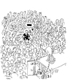 Cartoon: Zensur Redefreiheit (small) by sabine voigt tagged zensur,redefreiheit,freiheit,pressefreiheit,medien,grundrechte,sender,nachrichten,flüchtlinge,politik,presse