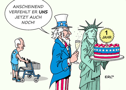 1 Jahr Biden