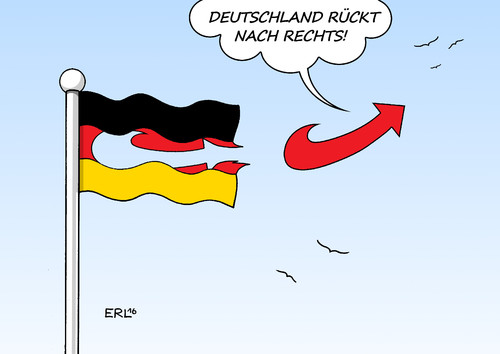 Cartoon: AfD (medium) by Erl tagged landtagswahlen,deutschland,rechtsruck,afd,rechtspopulismus,rechtsextremismus,spaltung,flagge,flüchtlinge,flüchtlingsfrage,karikatur,erl,landtagswahlen,deutschland,rechtsruck,afd,rechtspopulismus,rechtsextremismus,spaltung,flagge,flüchtlinge,flüchtlingsfrage,karikatur,erl