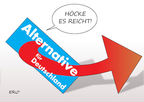 Cartoon: AfD (medium) by Erl tagged politik,afd,alternative,für,deutschland,rechtspopulismus,nationalismus,flügel,streit,kampf,flügelkampf,björn,höcke,rechtsextremismus,macht,rechts,konservativ,national,bürgerlich,nationalkonservativ,islamophobie,europafeindlich,karikatur,erl,politik,afd,alternative,für,deutschland,rechtspopulismus,nationalismus,flügel,streit,kampf,flügelkampf,björn,höcke,rechtsextremismus,macht,rechts,konservativ,national,bürgerlich,nationalkonservativ,islamophobie,europafeindlich,karikatur,erl