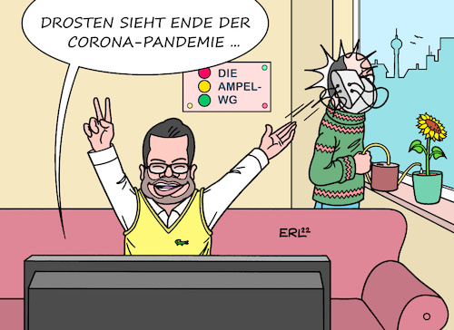 Cartoon: Ampel-WG (medium) by Erl tagged politik,corona,virus,covid19,pandemie,ende,virologe,christian,drosten,reaktion,ampel,streit,beendigung,maßnahmen,fdp,marco,buschmann,grüne,janosch,dahmen,wg,karikatur,erl,politik,corona,virus,covid19,pandemie,ende,virologe,christian,drosten,reaktion,ampel,streit,beendigung,maßnahmen,fdp,marco,buschmann,grüne,janosch,dahmen,wg,karikatur,erl