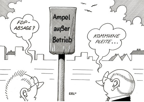 Ampel außer Betrieb