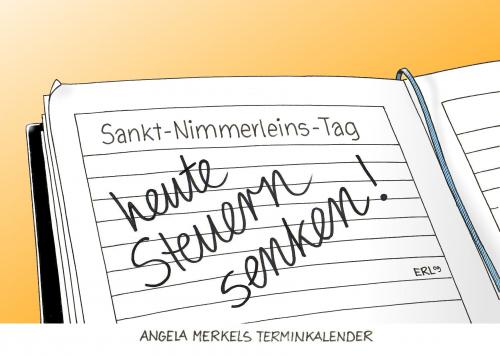 Angela Merkels Terminkalender