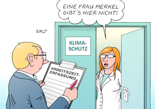 Cartoon: Arbeitszeiterfassung (medium) by Erl tagged politik,urteil,europäischer,gerichtshof,arbeitgeber,pflicht,erfassung,arbeitszeit,arbeitnehmer,klimapolitik,klimawandel,erderwärmung,klimaschutz,klimakanzlerin,angela,merkel,versagen,ausfall,petersberger,klimadialog,karikatur,erl,politik,urteil,europäischer,gerichtshof,arbeitgeber,pflicht,erfassung,arbeitszeit,arbeitnehmer,klimapolitik,klimawandel,erderwärmung,klimaschutz,klimakanzlerin,angela,merkel,versagen,ausfall,petersberger,klimadialog,karikatur,erl