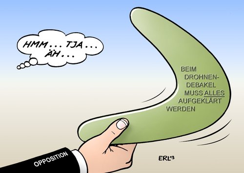 Cartoon: Aufklärung (medium) by Erl tagged verteidigungsminister,thomas,de,maiziere,drohne,euro,hawk,zulassung,steuerverschwendung,vertuschung,verschleierung,information,aufklärung,opposition,bumerang,verteidigungsminister,thomas,de,maiziere,drohne,euro,hawk,zulassung,steuerverschwendung,vertuschung,verschleierung,information,aufklärung,opposition,bumerang