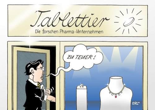 Cartoon: Ausgerechnet ein FDP-ler (medium) by Erl tagged rösler,gesundheitsminister,pharmaindustrie,teuer,preise,runter,gesundheit,kostenexplosion,rösler,gesundheitsminister,teuer,runter,preise,gesundheit,kostenexplosion