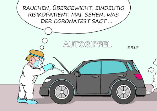 Cartoon: Autogipfel (medium) by Erl tagged politik,auto,gipfel,autogipfel,zukunft,veränderung,alternative,antriebe,elektro,wasserstoff,verbrennungsmotor,benzin,diesel,suv,übergewicht,rauchen,risiko,risikopatient,corona,virus,pandemie,covid19,coronatest,bundeskanzlerin,angela,merkel,karikatur,erl,politik,auto,gipfel,autogipfel,zukunft,veränderung,alternative,antriebe,elektro,wasserstoff,verbrennungsmotor,benzin,diesel,suv,übergewicht,rauchen,risiko,risikopatient,corona,virus,pandemie,covid19,coronatest,bundeskanzlerin,angela,merkel,karikatur,erl