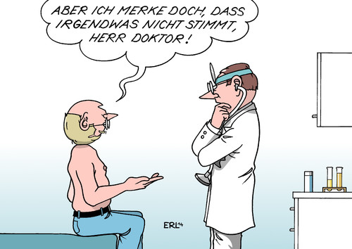 Cartoon: Behandlungsfehler (medium) by Erl tagged klage,fehler,gesundheitssystem,gesundheit,patient,arzt,behandlungsfehler,beschwerde,recht,behandlungsfehler,arzt,patient,gesundheit,gesundheitssystem,fehler,klage,recht,beschwerde