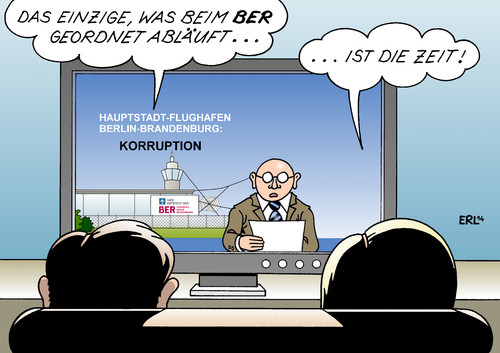 Cartoon: BER (medium) by Erl tagged ber,flughafen,hauptstadt,hauptstadtflughafen,berlin,brandenburg,pannen,missmanagement,korruption,eröffnung,termin,verschiebung,zeit,ablauf,ordnung,ber,flughafen,hauptstadt,hauptstadtflughafen,berlin,brandenburg,pannen,missmanagement,korruption,eröffnung,termin,verschiebung,zeit,ablauf,ordnung