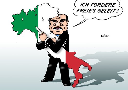 Cartoon: Berlusconi (medium) by Erl tagged silvio,berlusconi,italien,politiker,unternehmer,skandale,steuerhinterziehung,urteil,gericht,gefängnis,gesetz,selbstgemacht,forderung,erpressung,land,freiheit,straffreiheit,geleit,geiselnahme,geiselnehmer,geisel,silvio,berlusconi,italien,politiker,unternehmer,skandale,sex,steuerhinterziehung,urteil,gericht,gefängnis,gesetz,selbstgemacht,forderung,erpressung,land,freiheit,straffreiheit,geleit,geiselnahme,geiselnehmer,geisel