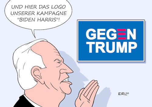 Cartoon: Biden Harris (medium) by Erl tagged politik,usa,wahl,präsident,demokraten,partei,parteitag,nominierung,joe,biden,kamala,harris,kampagne,wahlkampf,inhalt,gegen,donald,trump,rechtspopulismus,nationalismus,rassismus,karikatur,erl,politik,usa,wahl,präsident,demokraten,partei,parteitag,nominierung,joe,biden,kamala,harris,kampagne,wahlkampf,inhalt,gegen,donald,trump,rechtspopulismus,nationalismus,rassismus,karikatur,erl