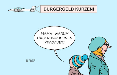 Cartoon: Bürgergeld I (medium) by Erl tagged politik,ampel,haushalt,umgehung,schuldenbremse,verfassungswidrig,urteil,karlsruhe,milliardenloch,suche,geld,einsparungen,opposition,friedrich,merz,reichtum,privatjet,kürzung,bürgergeld,sozialleistung,karikatur,erl,politik,ampel,haushalt,umgehung,schuldenbremse,verfassungswidrig,urteil,karlsruhe,milliardenloch,suche,geld,einsparungen,opposition,friedrich,merz,reichtum,privatjet,kürzung,bürgergeld,sozialleistung,karikatur,erl