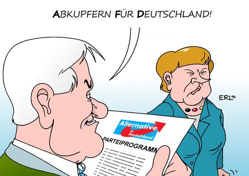 Cartoon: CSU (medium) by Erl tagged csu,forderung,deutsche,leitkultur,deutschland,zuwanderung,flüchtlinge,flüchtlingspolitik,integration,obergrenze,burkaverbot,abschiebung,rückführung,ministerpräsident,bayern,horst,seehofer,parteiprogramm,afd,rechtspopulismus,karikatur,erl,csu,forderung,deutsche,leitkultur,deutschland,zuwanderung,flüchtlinge,flüchtlingspolitik,integration,obergrenze,burkaverbot,abschiebung,rückführung,ministerpräsident,bayern,horst,seehofer,parteiprogramm,afd,rechtspopulismus,karikatur,erl