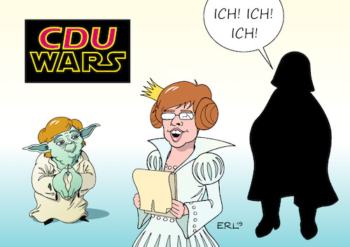 Cartoon: Darth Vaders Atem (medium) by Erl tagged politik,cdu,krise,landtagswahl,thüringen,verluste,identität,kritik,friedrich,merz,bundeskanzlerin,angela,merkel,führungsschwäche,teflon,frage,annegret,kramp,karrenbauer,star,wars,yoda,prinzessin,leia,darth,vader,atem,karikatur,erl,politik,cdu,krise,landtagswahl,thüringen,verluste,identität,kritik,friedrich,merz,bundeskanzlerin,angela,merkel,führungsschwäche,teflon,frage,annegret,kramp,karrenbauer,star,wars,yoda,prinzessin,leia,darth,vader,atem,karikatur,erl