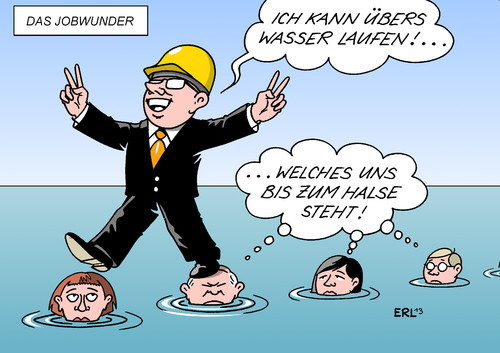 Cartoon: Das Jobwunder (medium) by Erl tagged hals,wasser,wunder,billigjobs,niedriglohnsektor,niedriglohn,arbeitslosigkeit,jobwunder,arbeit,job,soziales,bericht,reichtum,armut,armutsbericht,armutsbericht,armut,reichtum,bericht,soziales,job,arbeit,jobwunder,arbeitslosigkeit,niedriglohn,niedriglohnsektor,billigjobs,wunder,wasser,hals