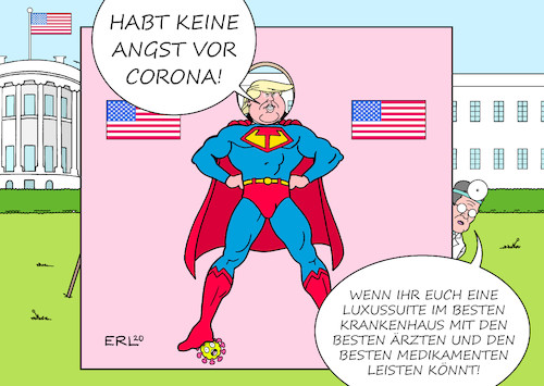 Cartoon: Das Kleingedruckte (medium) by Erl tagged politik,usa,präsident,donald,trump,infektion,erkrankung,covid19,corona,virus,pandemie,leugnung,verharmlosung,krankenhaus,luxussuite,ärzte,medikamente,weltspitze,wahlkampf,sieger,superman,verführung,leichtsinn,arzt,kleingedrucktes,weißes,haus,karikatur,erl,politik,usa,präsident,donald,trump,infektion,erkrankung,covid19,corona,virus,pandemie,leugnung,verharmlosung,krankenhaus,luxussuite,ärzte,medikamente,weltspitze,wahlkampf,sieger,superman,verführung,leichtsinn,arzt,kleingedrucktes,weißes,haus,karikatur,erl