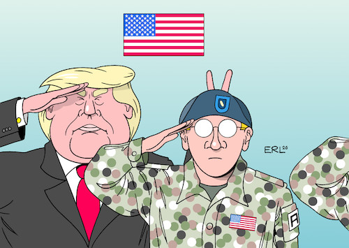 Cartoon: Der Oberbefehlshaber (medium) by Erl tagged politik,usa,präsident,donald,trump,vorwurf,herabwürdigung,gefallene,us,soldaten,erster,weltkrieg,bezeichnung,verlierer,trottel,verhältnis,militär,ambivalent,feierlichkeiten,show,mangel,mitgefühl,leid,tod,verwundung,wahl,wahlkampf,schaden,präsidentschaft,foto,hörner,karikatur,erl,politik,usa,präsident,donald,trump,vorwurf,herabwürdigung,gefallene,us,soldaten,erster,weltkrieg,bezeichnung,verlierer,trottel,verhältnis,militär,ambivalent,feierlichkeiten,show,mangel,mitgefühl,leid,tod,verwundung,wahl,wahlkampf,schaden,präsidentschaft,foto,hörner,karikatur,erl