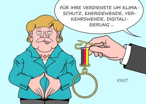 Ehrung für Merkel