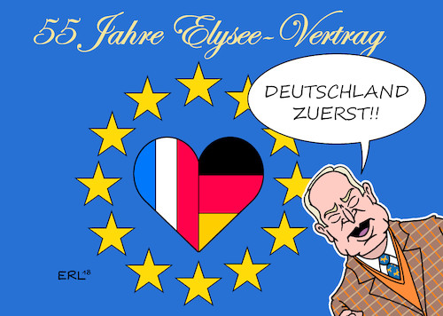 Cartoon: Elysee-Vertrag (medium) by Erl tagged politik,elyseevertrag,vertrag,freundschaft,austausch,frankreich,deutschland,de,gaulle,adenauer,1963,weltkrieg,krieg,feindschaft,feind,erzfeind,freund,europa,eu,motor,herz,herzstück,jubiläum,bundestag,störung,afd,rechtspopulismus,nationalismus,egoismus,gauland,karikatur,erl,politik,elyseevertrag,vertrag,freundschaft,austausch,frankreich,deutschland,de,gaulle,adenauer,1963,weltkrieg,krieg,feindschaft,feind,erzfeind,freund,europa,eu,motor,herz,herzstück,jubiläum,bundestag,störung,afd,rechtspopulismus,nationalismus,egoismus,gauland,karikatur,erl