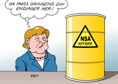 Cartoon: Endlager (medium) by Erl tagged endlager,suche,atommüll,atomenergie,atomkraft,radioaktivität,fass,unangenehm,nsa,affäre,überwachung,geheimdienst,usa,abhöraffäre,deutschland,ausschuss,zeuge,snowden,whistleblower,bundeskanzlerin,angela,merkel,endlager,suche,atommüll,atomenergie,atomkraft,radioaktivität,fass,unangenehm,nsa,affäre,überwachung,geheimdienst,usa,abhöraffäre,deutschland,ausschuss,zeuge,snowden,whistleblower,bundeskanzlerin,angela,merkel