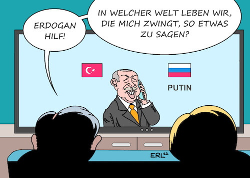 Cartoon: Erdogan (medium) by Erl tagged politik,krieg,angriff,angriffskrieg,überfall,wladimir,putin,russland,ukraine,diplomatie,telefon,türkei,präsident,erdogan,mahnung,frieden,karikatur,erl,politik,krieg,angriff,angriffskrieg,überfall,wladimir,putin,russland,ukraine,diplomatie,telefon,türkei,präsident,erdogan,mahnung,frieden,karikatur,erl